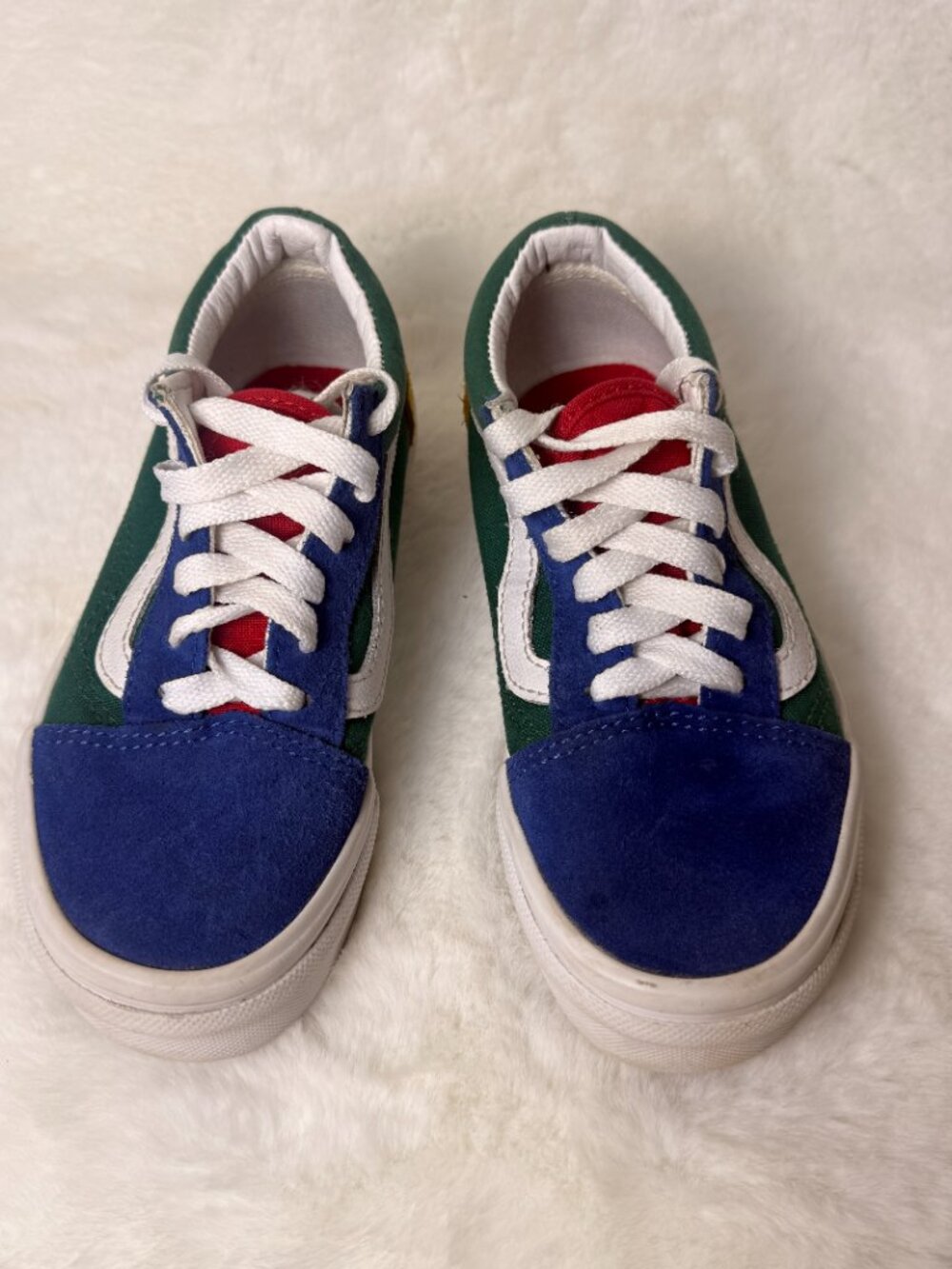 Vans Old Skool Multi-Color Colorblock Sneakers - Picture 2 of 7